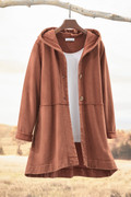 Lightweight Fleece Swing Cardigan
