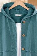 Lightweight Fleece Swing Cardigan