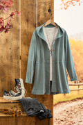 Lightweight Fleece Swing Cardigan