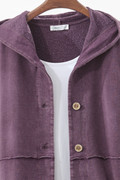 Lightweight Fleece Swing Cardigan
