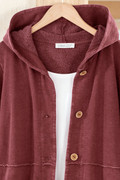Lightweight Fleece Swing Cardigan