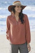 Summer Breeze Gauze Pullover