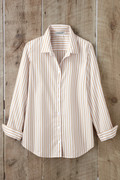 Striped No-Iron Long-Sleeve Shirt