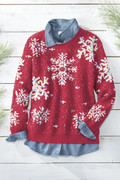 Snowflake Bouclé Pullover