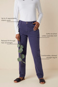 Hidden Stretch-Waist Chinos