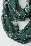 Dashing Through the Snow Infinity Scarf