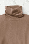 Ribbed Turtleneck Sweater