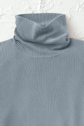 Ribbed Turtleneck Sweater