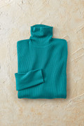 Ribbed Turtleneck Sweater