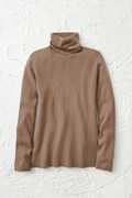 Ribbed Turtleneck Sweater