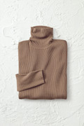 Ribbed Turtleneck Sweater