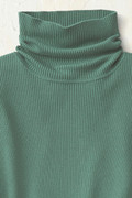 Ribbed Turtleneck Sweater