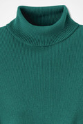 Ribbed Turtleneck Sweater