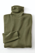 Ribbed Turtleneck Sweater