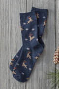 Holiday Motif Crew Socks