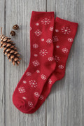 Holiday Motif Crew Socks