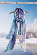 Winter Watercolor Scarf