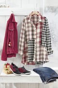 Into the Mix Plaid Tunic