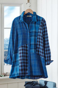 Into the Mix Plaid Tunic