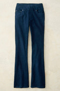 Knit Denim Pull-On Bootcut Jeans