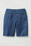 Knit Denim 8" Pull-On Shorts
