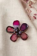 Beaded Petals Pin