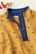 Dancing Leaves Quarter-Zip Sweatshirt