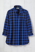 Sapphire Celebration Plaid Tunic