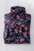 PrimaKnit® Midnight Blossom Turtleneck
