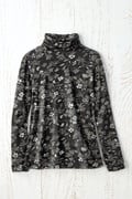 PrimaKnit® Midnight Blossom Turtleneck