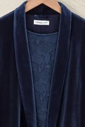 Ruched Velvet Jacket