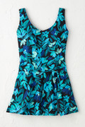 Floral Reflections ShapeMe™ Sarong Swimdress