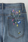 Meadowbrook Embroidered Cropped Jeans