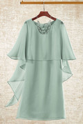 Charisma Chiffon Capelet Dress