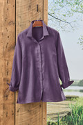 Easy-Care Linen Big Shirt