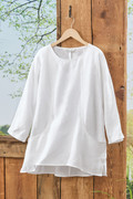 Lake Breeze Linen Tunic
