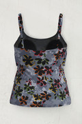 Vibrant Flora Ruffled Tankini Top