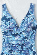 Botanical Waves ShapeMe™ Crossover Bathing Suit