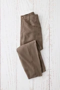 Lantern-Leg Linen Pants