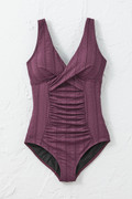 Textured ShapeMe™ Crossover Bathing Suit