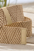 Stretch Raffia Belt