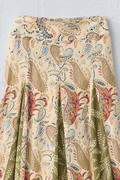 Botanical Mixed-Print Skirt