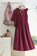 Effortless Mixed Media Dress