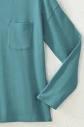 #BestCotton™ Long Sleeve Boxy Pocket Tee