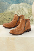 Estes Leather Booties by Walk With Me™