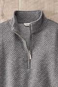 Jacquard Quarter Zip Sweatshirt