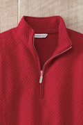 Jacquard Quarter Zip Sweatshirt