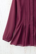 Pleated Chiffon Blouse