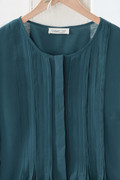 Pleated Chiffon Blouse