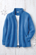 Plush Zip Cardigan